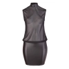 Sukienka mini Cottelli Curves transparentna czarna XL