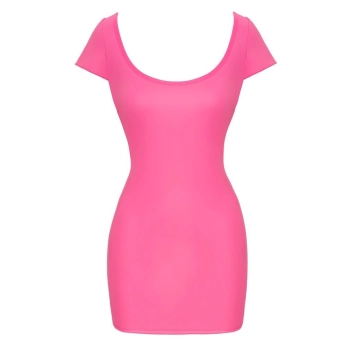 Sukienka elastyczna Cottelli PARTY hot pink M