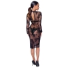 Dress Flock Print M
