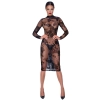 Dress Flock Print M