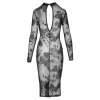Dress Flock Print XL