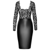Noir lace dress S