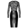Noir lace dress S