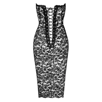Noir Dress Lace L