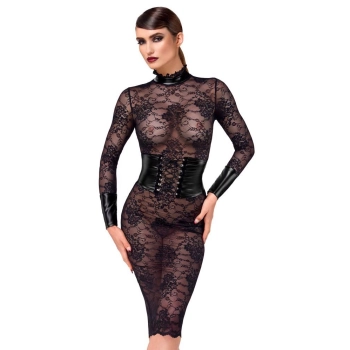 Noir Dress Lace L