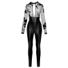 Jumpsuit Flock Print L