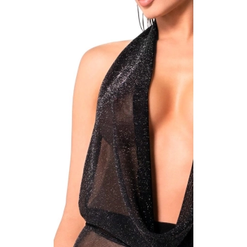 Noir Jumpsuit Tulle XL