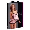 Babydoll z koronką Cottelli Lingerie różowy M