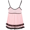 Babydoll z koronką Cottelli LINGERIE różowy 2XL