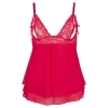Babydoll czerwony Cottelli CURVES 4XL