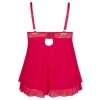 Babydoll czerwony Cottelli CURVES 4XL
