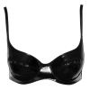 Biustonosz winylowy Black Level czarny 75D