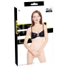 Biustonosz winylowy Black Level czarny 75D