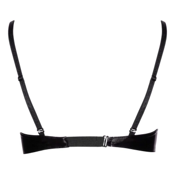 Biustonosz winylowy Black Level czarny 75D