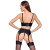 Vinyl Shelf Bra Set M
