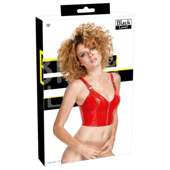Vinyl Top Zip red S