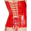 Vinyl Corset red L