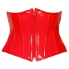 Vinyl Waist Cincher red L