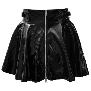 Vinyl Mini Skirt S