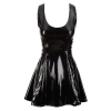 Vinyl Dress black 2XL