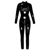 Vinyl Jumpsuit Black L