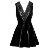 Vinyl Dress with Lace L