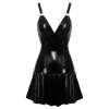 Vinyl dress flared S