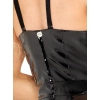 Vinyl Dress w. Mesh L