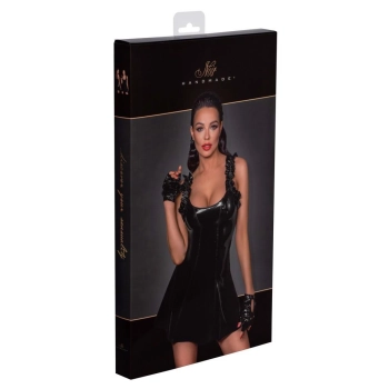 Noir Dress Ruffle M