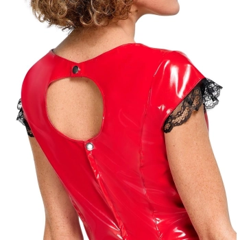 Vinyl Dress red XL