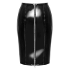 Vinyl Skirt Zip black XL