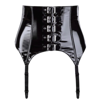 Vinyl Suspender Belt XS