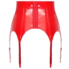 Vinyl Suspender Straps red M