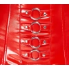 Vinyl Suspender Straps red XL