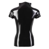 Latex Shirt Zip black 2XL