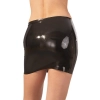 Latex Mini Skirt black 2XL