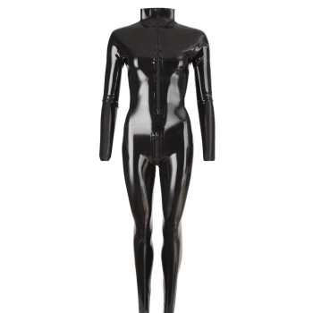 Latex Catsuit black XS