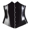 Latex Waist Cincher black S