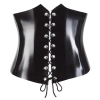 Latex Waist Cincher black S
