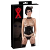 Latex Waist Cincher black L