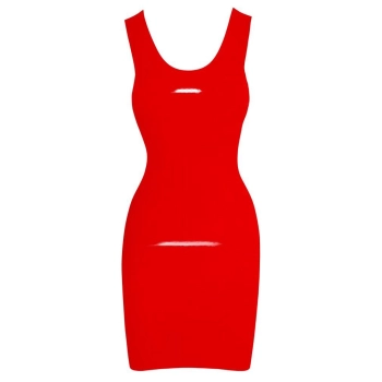 Latex Dress red XS