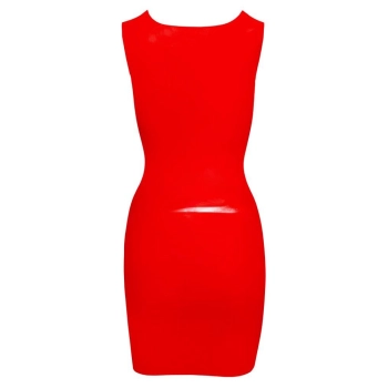 Latex Dress red 2XL