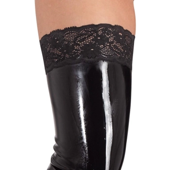 Latex Stockings Lace M