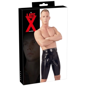 Mens Latex Cycling Shorts 2XL