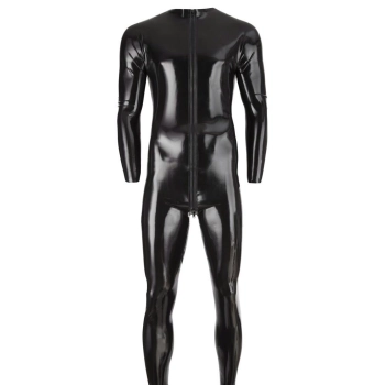 Mens Latex Jumpsuit M