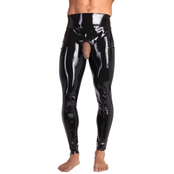 Mens Latex Leggings XL