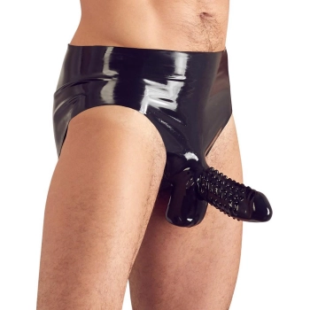 Mens Latex Briefs S