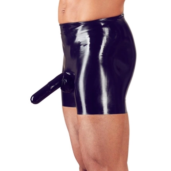 Mens Latex Briefs black S