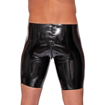 Mens Latex Pants Zip L