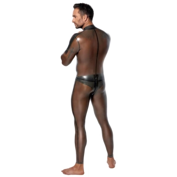 Latex Mens Jumpsuit L